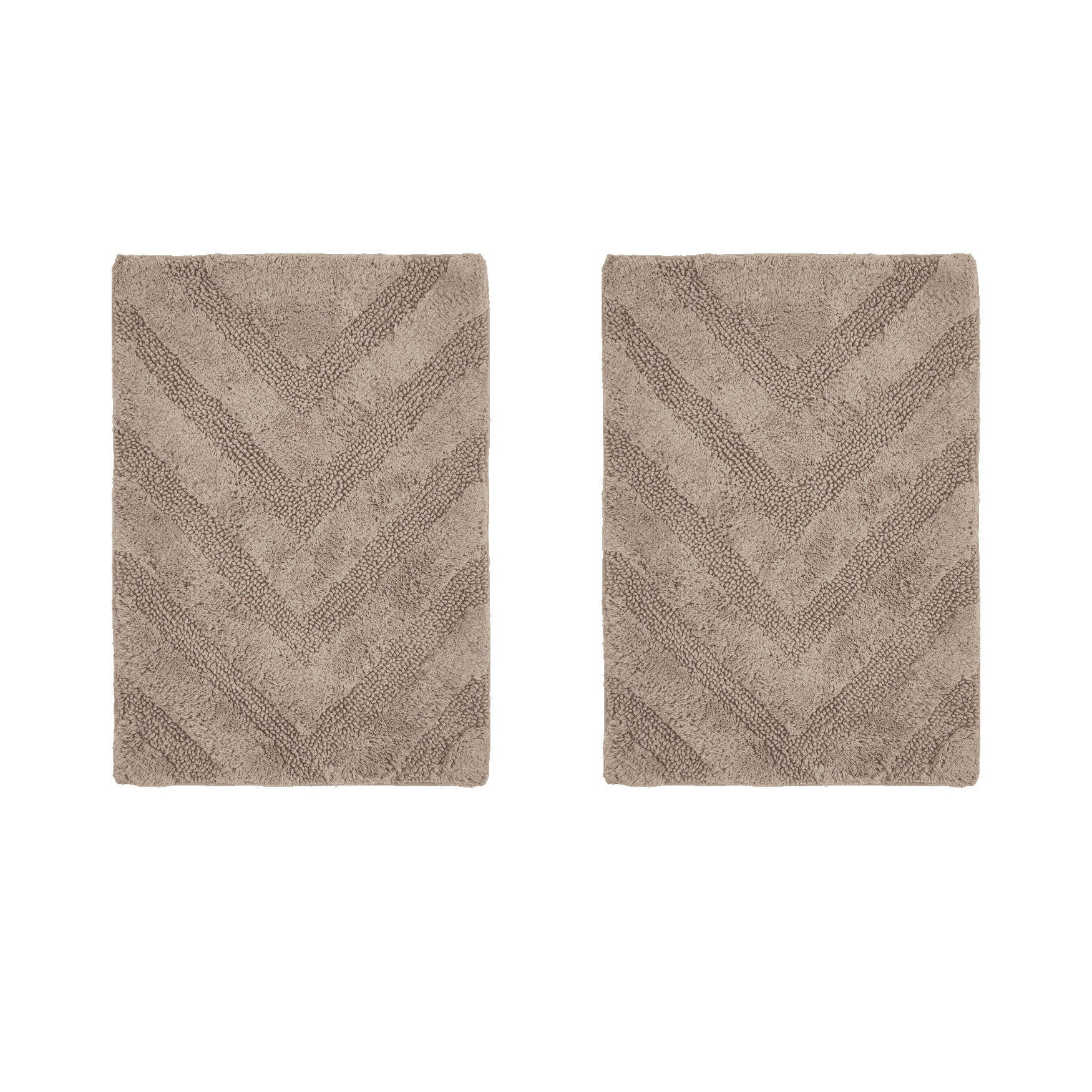 Hugo Collection 100% Cotton 2 Piece (17 inches X 24 inches | 17 inches X 24 inches) Bath Rug Set, SAND, hi-res image number 0