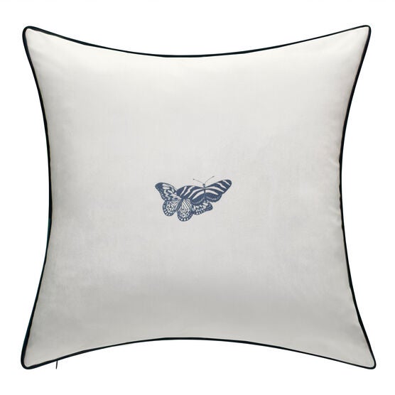 Edie@Home Velvet Bold Butterfly Decorative Pillow Dec Pillow, , alternate image number null