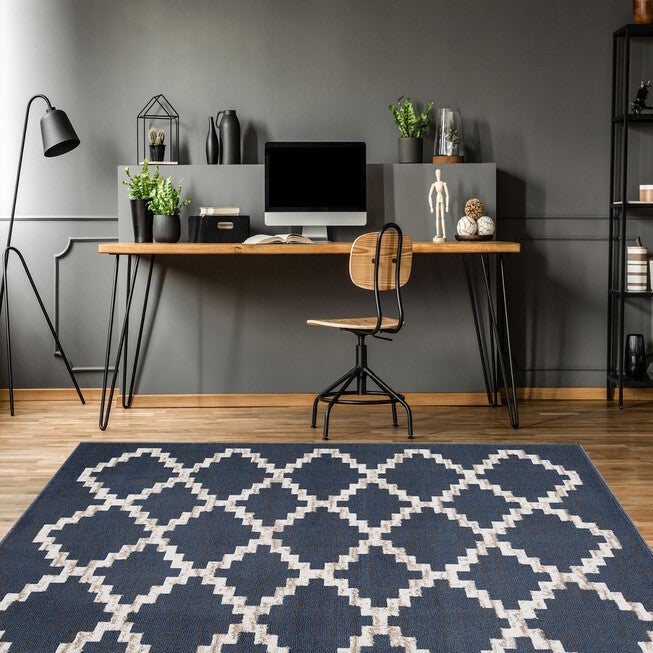 Capri 3 Piece Rug Set - Landon Blue/Grey, , on-hover image number null