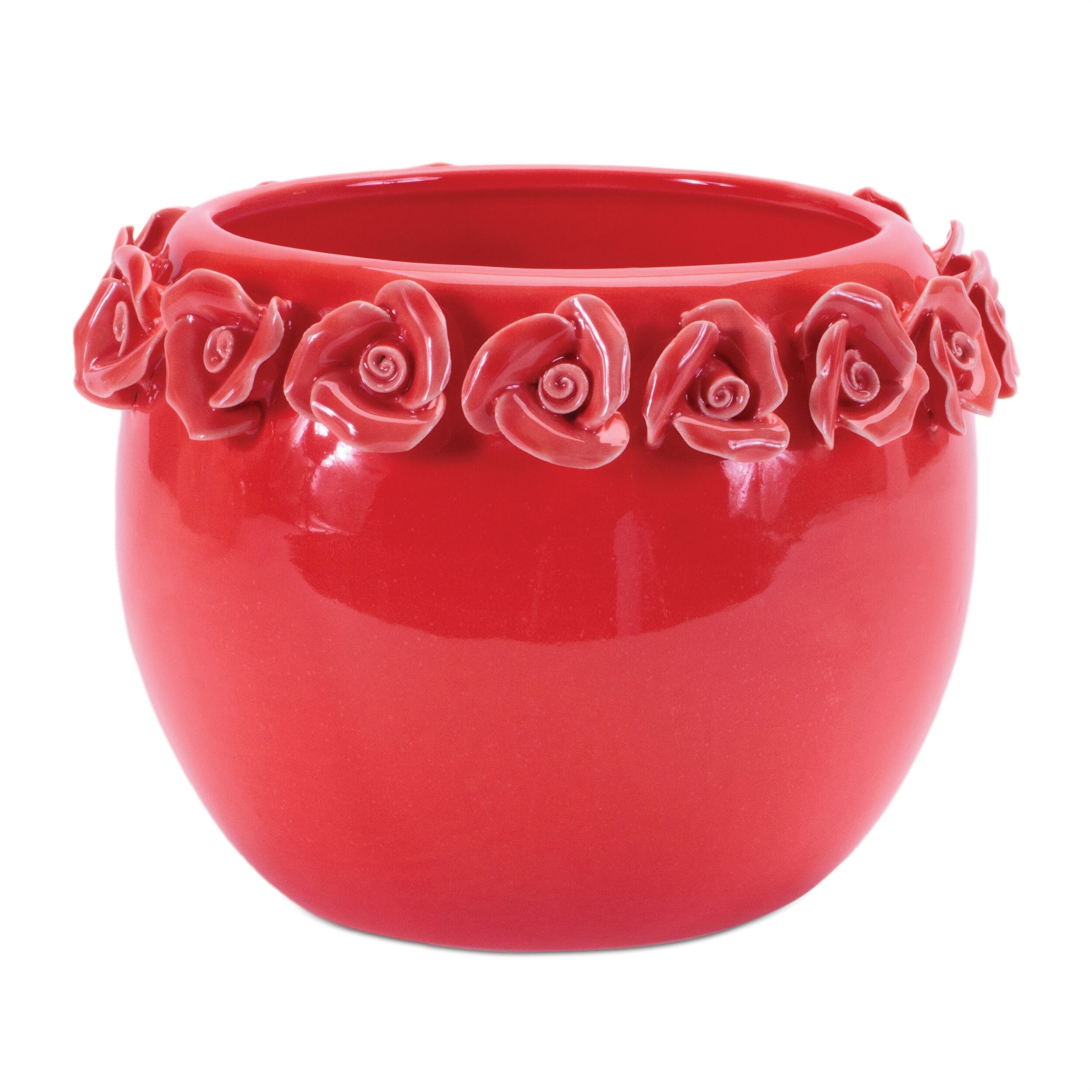 Storeware Bud Vase with Floral Accent Set of 2, PINK, hi-res image number 0