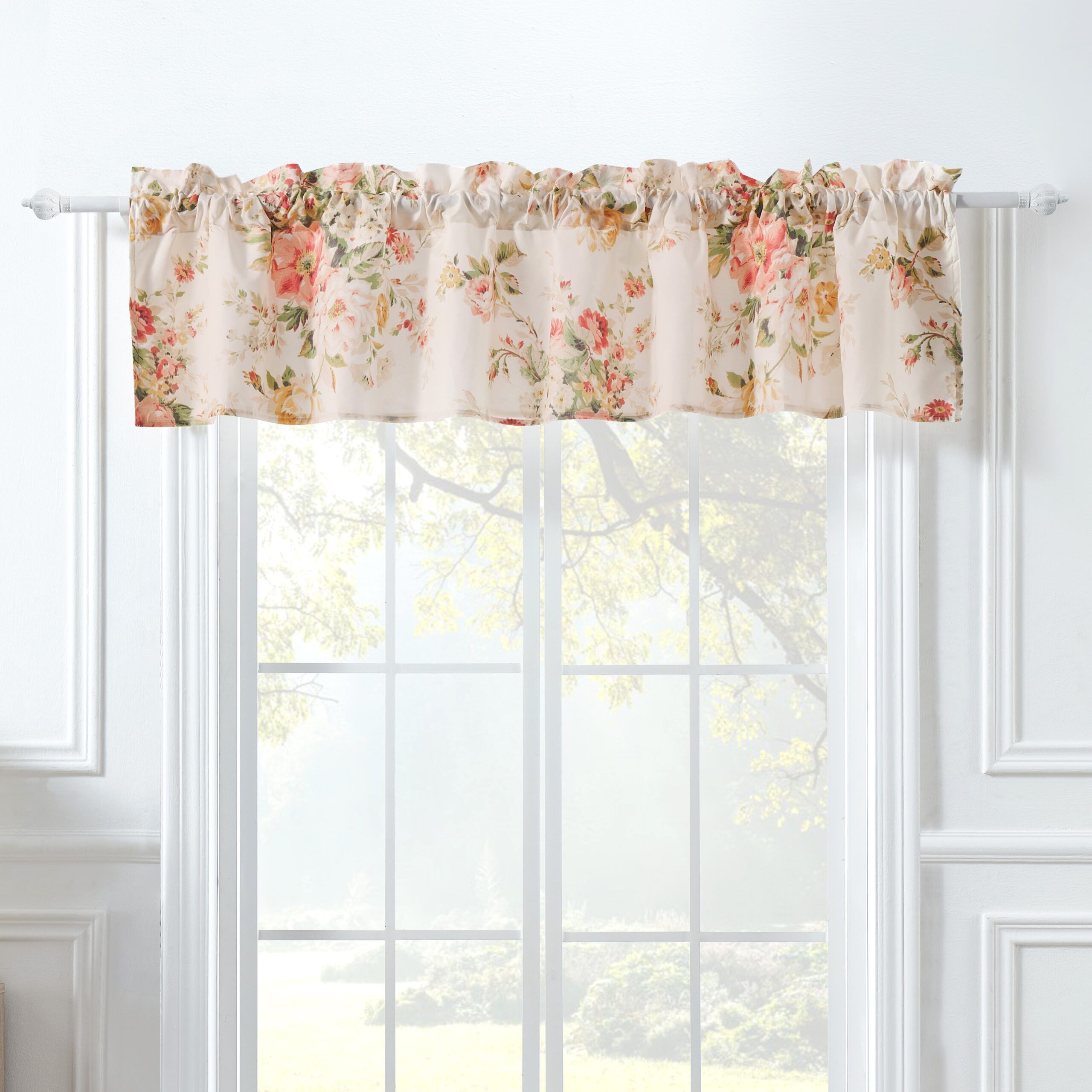 Greenland Home Fashions™ Grace Window Valance Curtains, BUTTERCUP, alternate image number 1