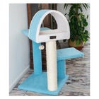 Real Wood 29" Cat Tree With Scratcher And Tunnel, , alternate image number null
