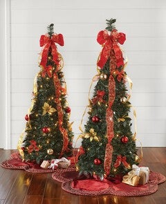 Fully Decorated Pre-Lit 4½’ Pop-Up Christmas Tree