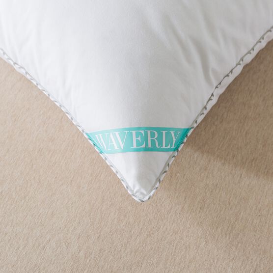 Antimicrobial 233 Thread Count Cotton White Duck Down Pillow Bed Pillow, , alternate image number null