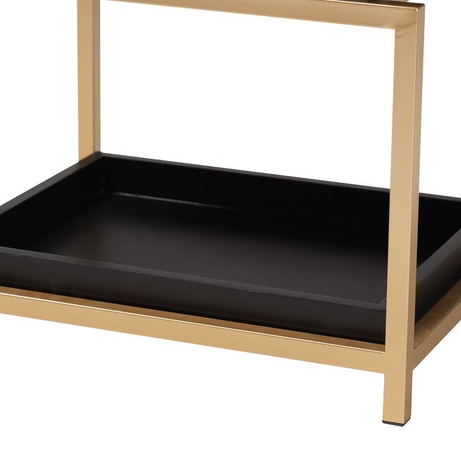 Melosa Modern Glam And Luxe 1-Drawer End Table, , alternate image number 11