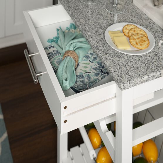 Kitchen Island Granite Top White, , alternate image number null