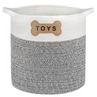 Naples Toy Pet Dog Cat Basket, ASSORTED, hi-res image number null
