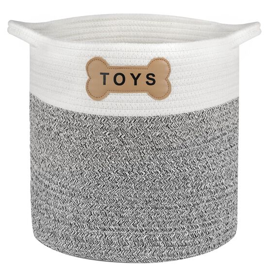 Naples Toy Pet Dog Cat Basket, ASSORTED, hi-res image number null