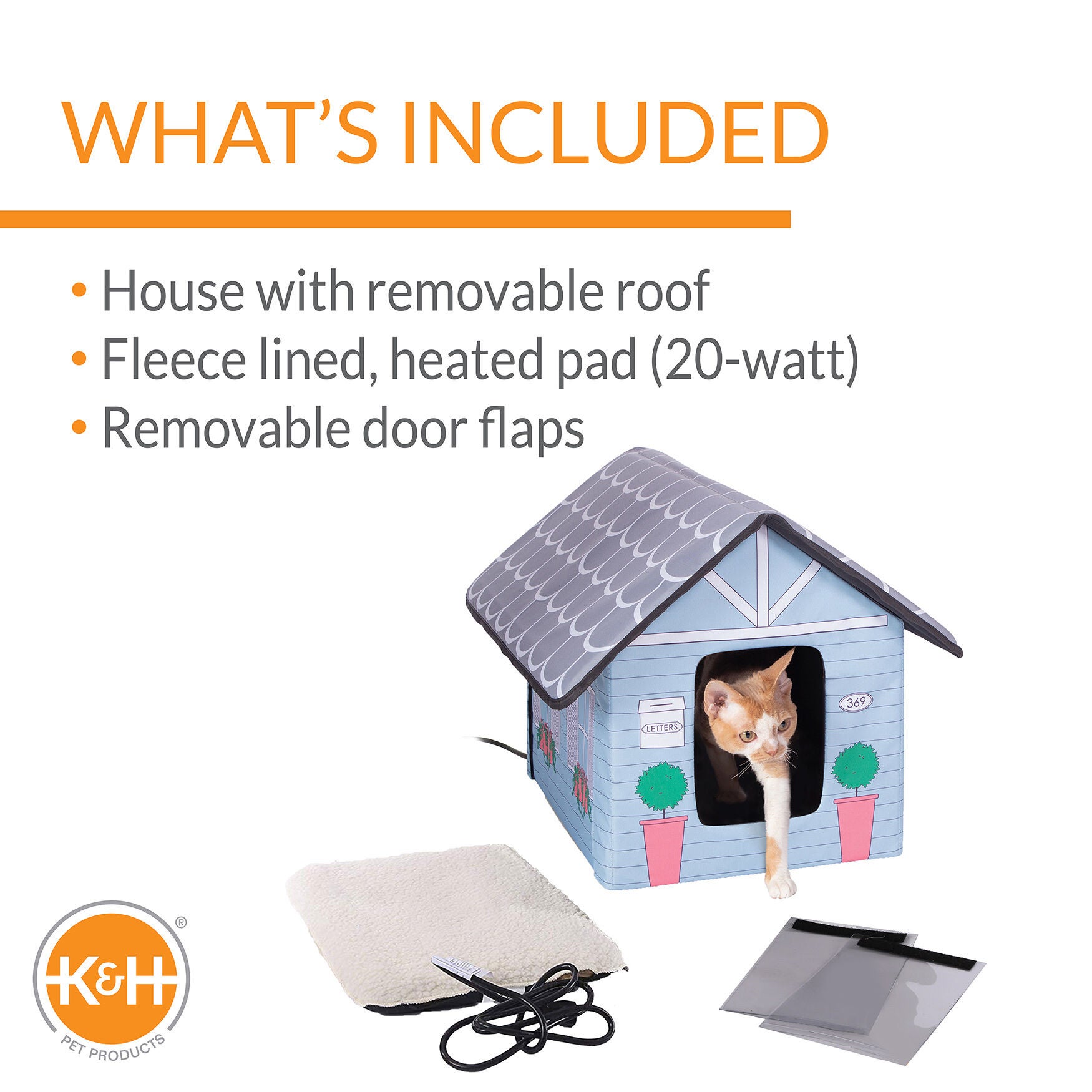 Outdoor Heated Pet House Cottage, , alternate image number 2