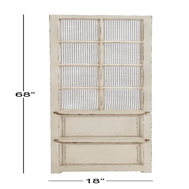 Cream Farmhouse Abstract Wood Wall Décor, , alternate image number 9