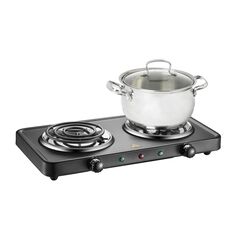 Portable Cooktop - Double Burner Black