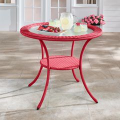 Roma All-Weather Resin Wicker Bistro Table