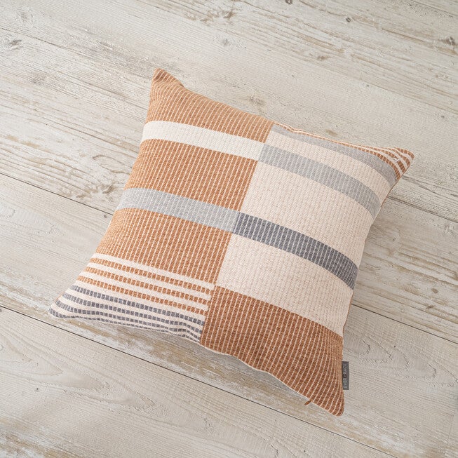 OLOV UNSYMETRICAL STRIPES PILLOW 18X18, , alternate image number 2
