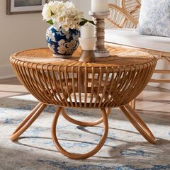 Abel Natural Rattan Coffee Table