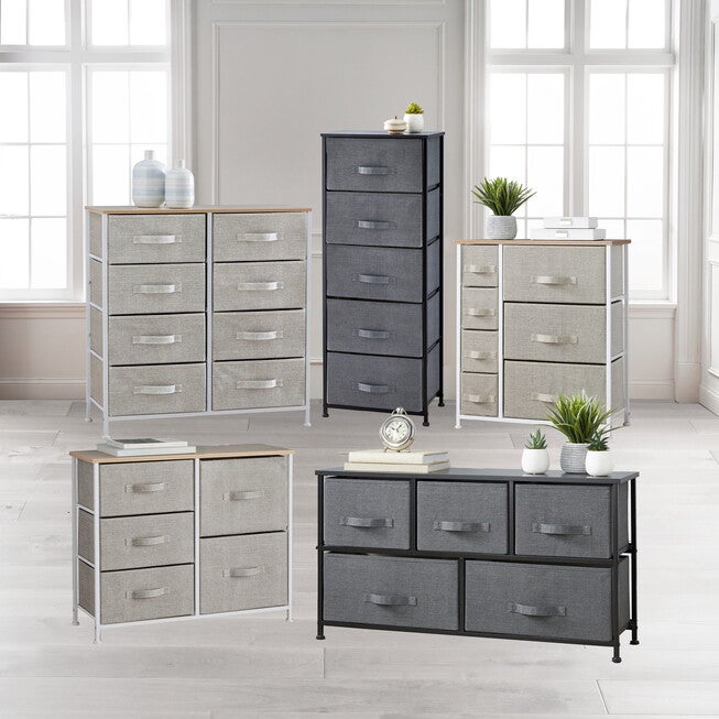 5-Drawer Tall Eve Storage Dresser, , on-hover image number null