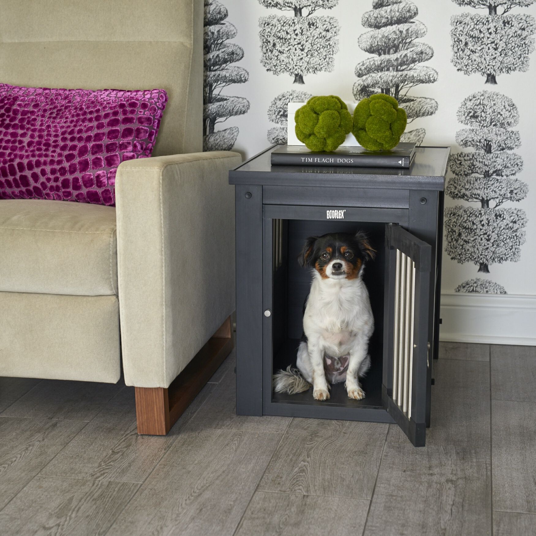 InnPlace&trade; Pet Crate & End Table, Medium, ESPRESSO, hi-res image number 0
