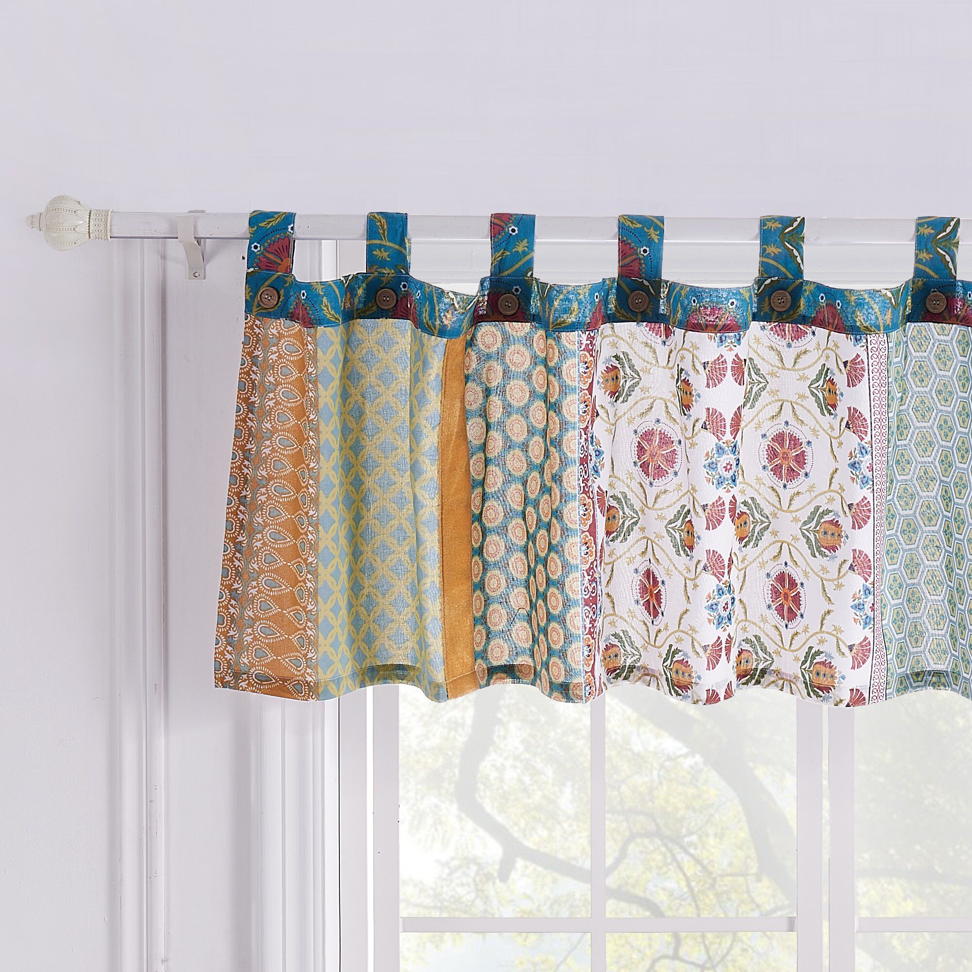 Thalia Window Valance Curtains, Tango, TANGO, alternate image number 5