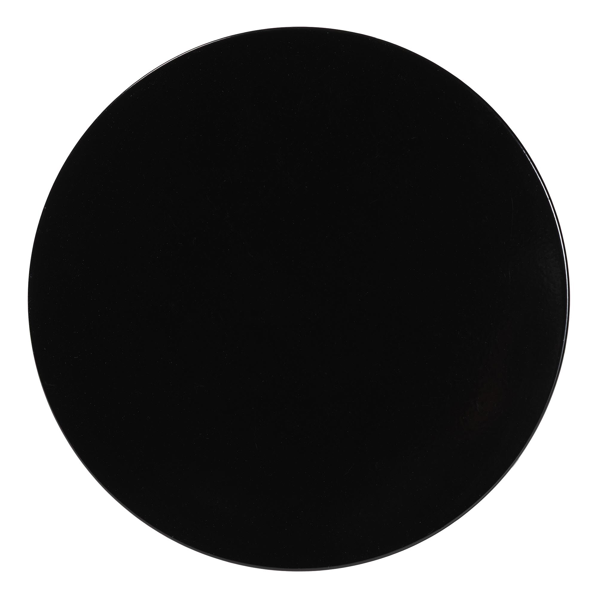 Ulmer Metal Scalloped Side Table, Black, BLACK, alternate image number 4