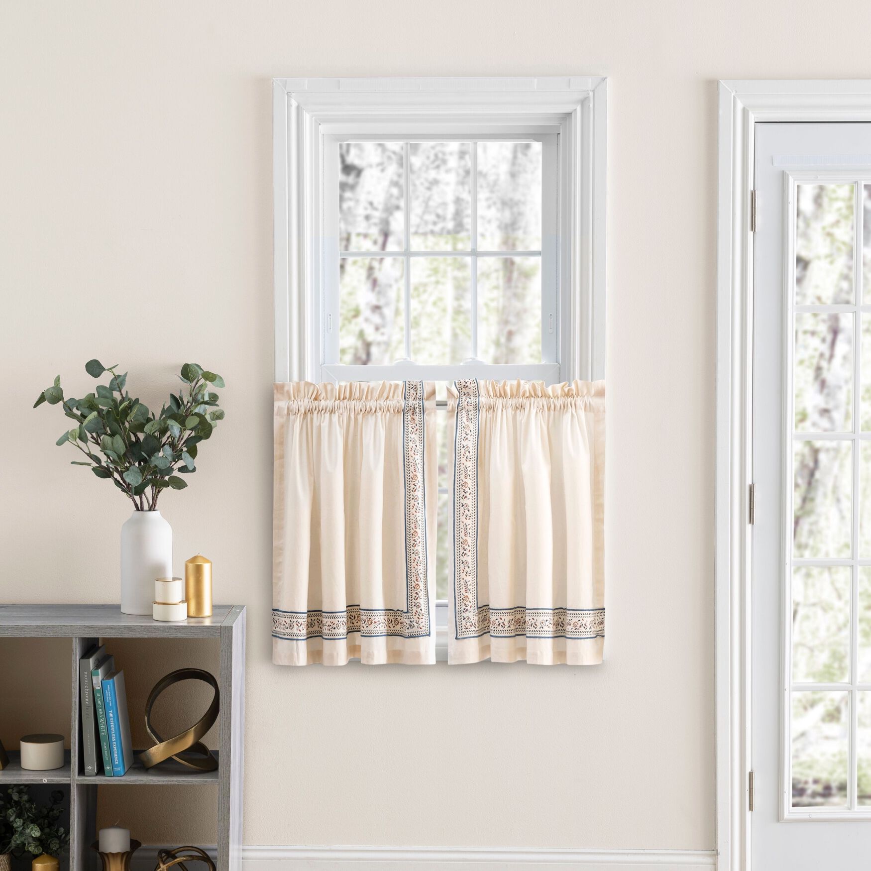 Richmark Curtain Tailored Tiers, NATURAL, hi-res image number 0