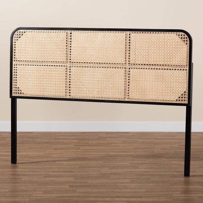 Lainer Modern Bohemian Bamboo Queen Size Headboard, , alternate image number null