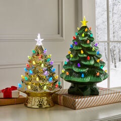 Mr. Christmas Pre-Lit Nostalgic Porcelain Christmas Tree
