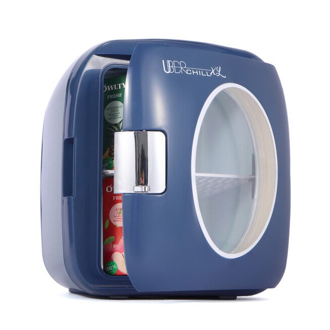 Uber Chill Xl 12 Can Mini Fridge - 9L, BLUE, hi-res image number 0