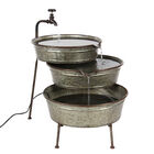 Grey Iron Farmhouse Fountain, GREY, hi-res image number null