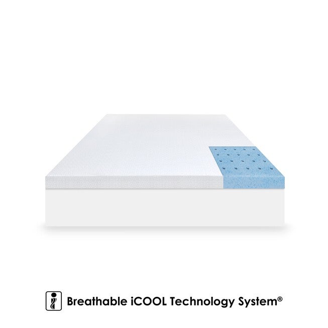SensorPEDIC SensorCOOL 4-Inch Elite Cooling Gel-Infused Memory Foam Mattress Topper, , alternate image number 8