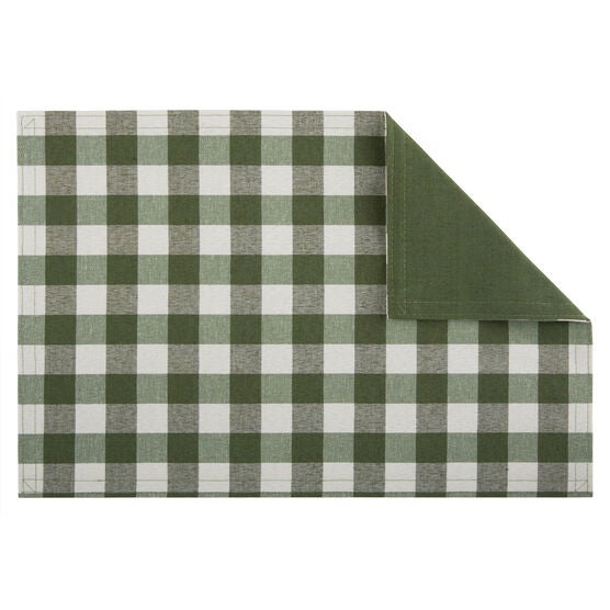 Buffalo Check Reversible Placemat - Set of Four, , alternate image number null