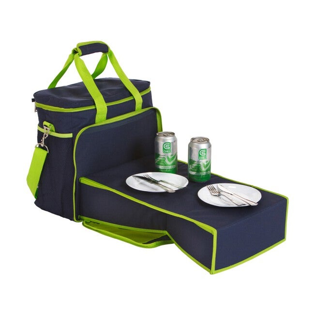 Merritt Insulated Cooler Bag With Fold Out Table, NAVY, hi-res image number 0
