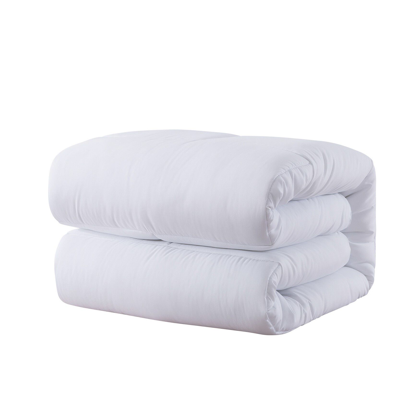 Subway Tile Down Alternative Comforter, White, , alternate image number 8