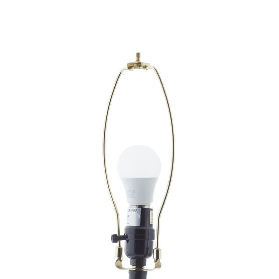 Tuscan Black Polystone Fleur-De-Lis Buffet Lamp, , alternate image number null