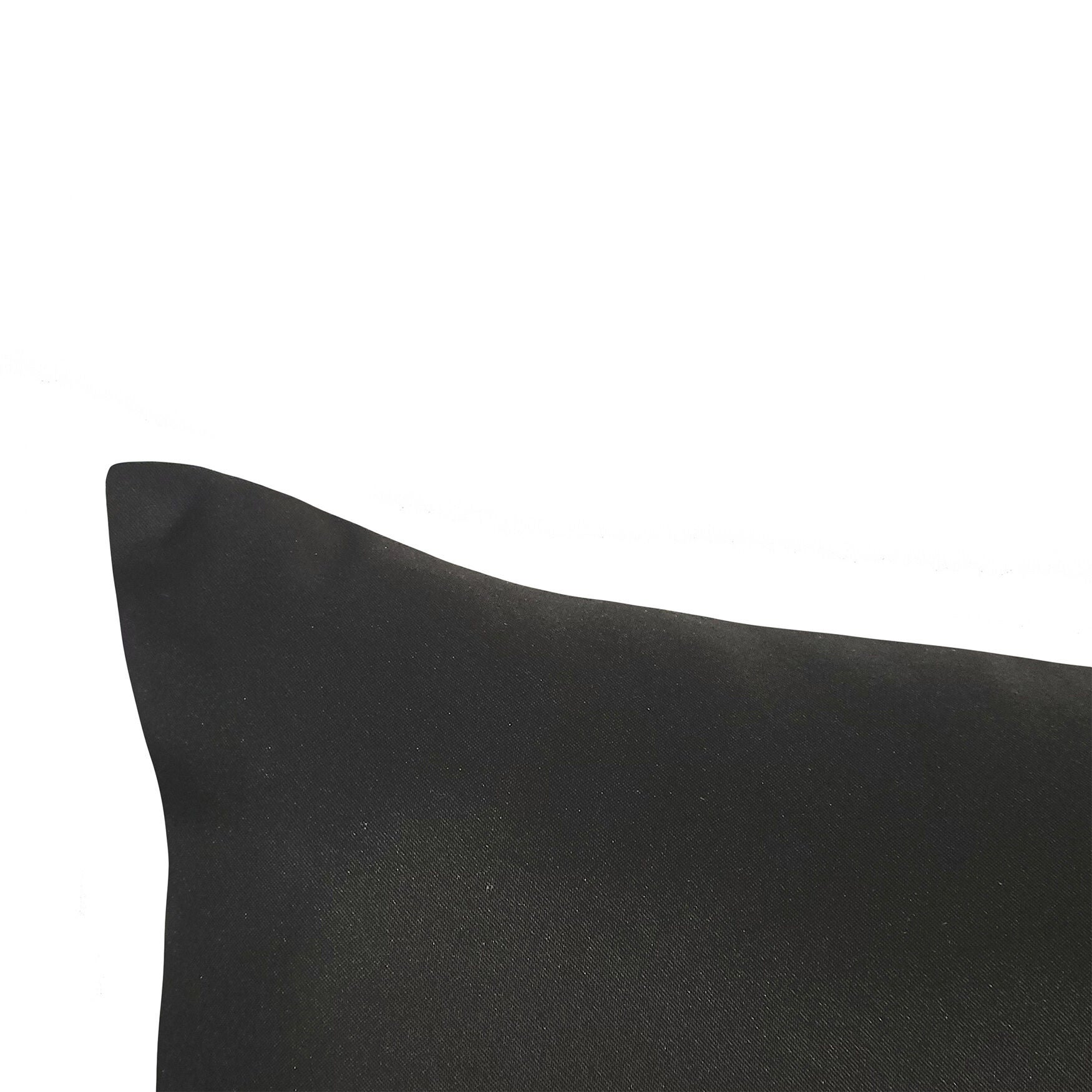 Edie @ Home Indoor/Outdoor Embroidered Tile Oblong Decorative Throw Pillow 15X30, Black/White, , alternate image number 3