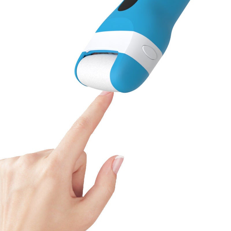 Prospera Electric Foot Smoother with 3 roller heads, BLUE, alternate image number 4