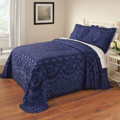 100% Cotton Georgia Chenille Bedspread
