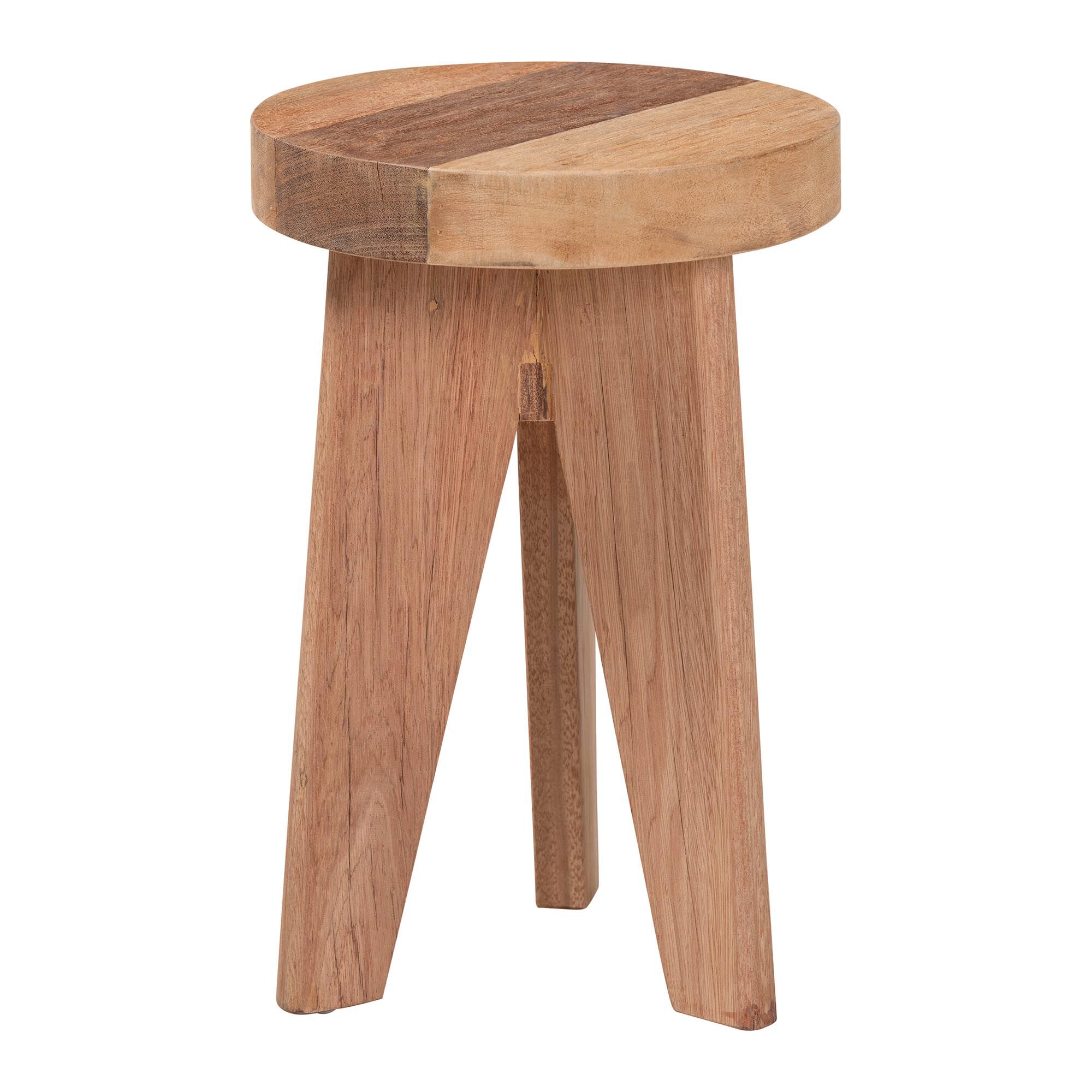 Sayen Acacia Wood Multipurpose Accent Stool, BROWN, alternate image number 1