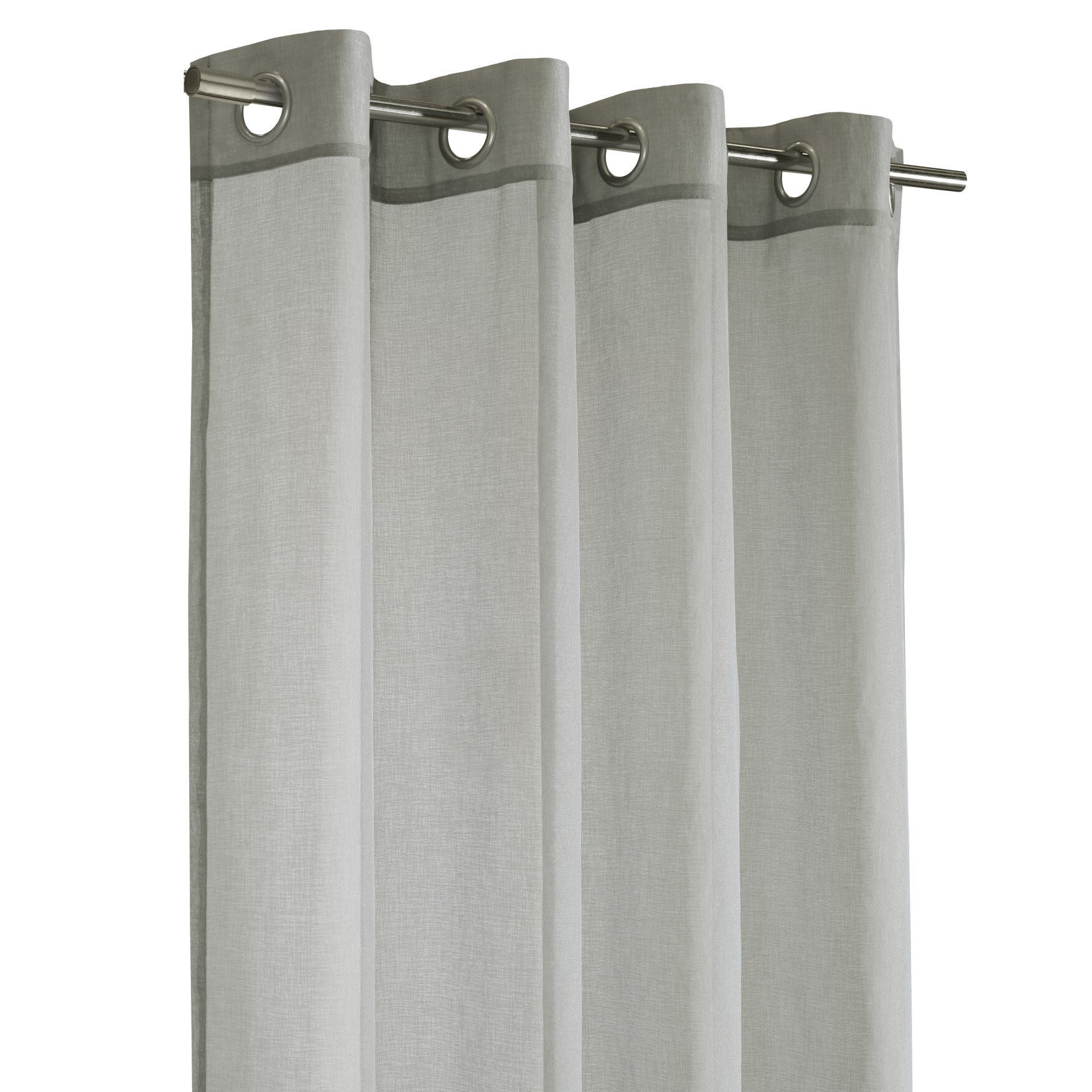 Luna Light Filtering Grommet Curtain Panel, , alternate image number 3