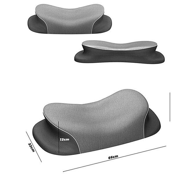 PainX Orthopedic Pillow, BLACK, alternate image number null