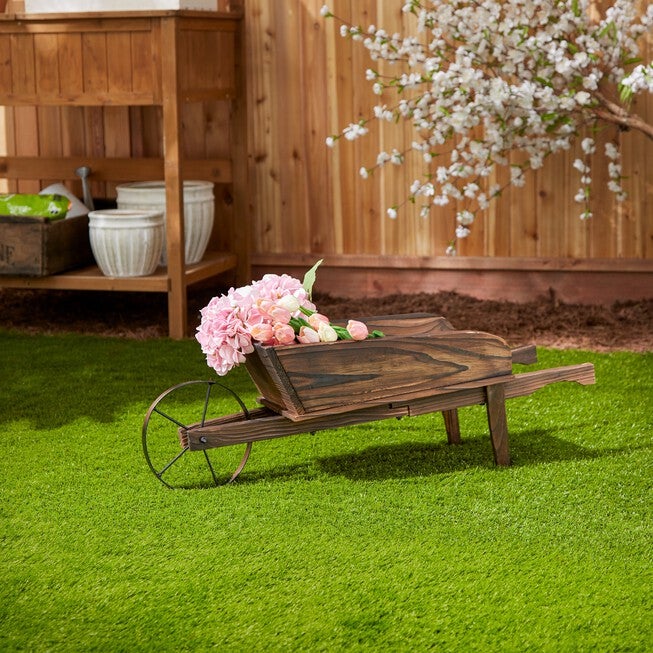 Country Flower Cart Planter, , alternate image number null