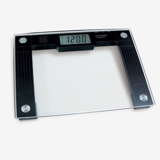 550 lbs. Weight Capacity Extra Wide Talking Scale, CLEAR, hi-res image number null