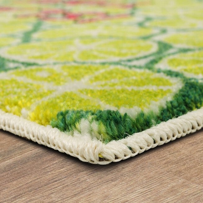On Island Time Lime Green Kitchen Rug, , on-hover image number null