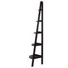 5-Shelf Corner Ladder Bookcase-Espresso, , alternate image number null