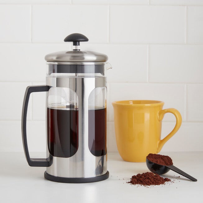 Mr. Coffee Daily Brew 30 oz. Coffee Press, CHROME, hi-res image number null