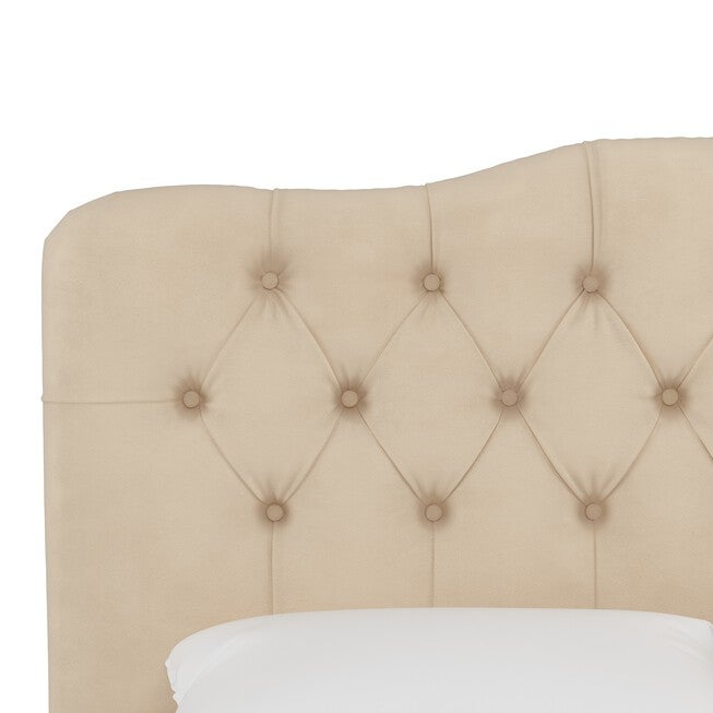 Velvet Tufted Bed, , alternate image number 3