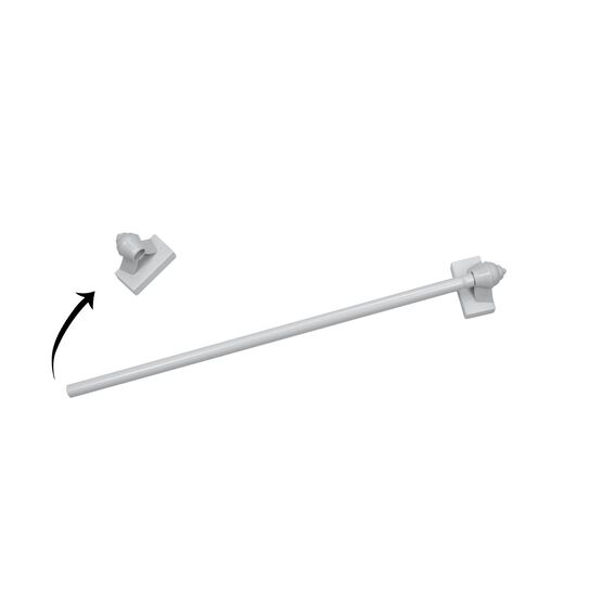 Super Hold Magnetic Window Curtain Rod Set Window, , alternate image number null