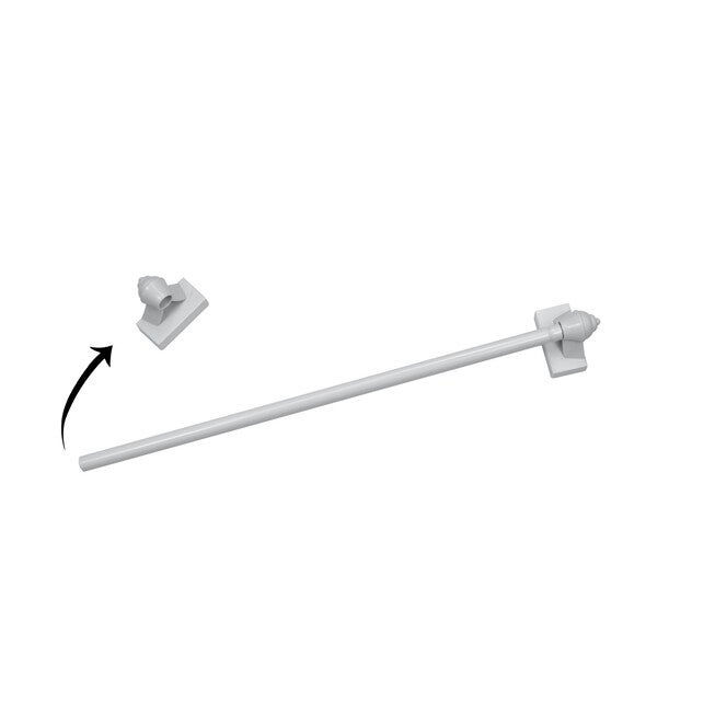 Super Hold Magnetic Window Curtain Rod Set Window, , alternate image number 3