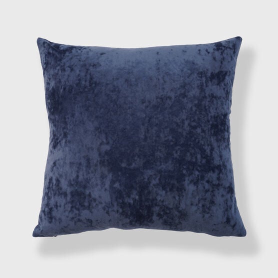 Radiant Crushed Velvet Toss Pillow, NAVY, hi-res image number null
