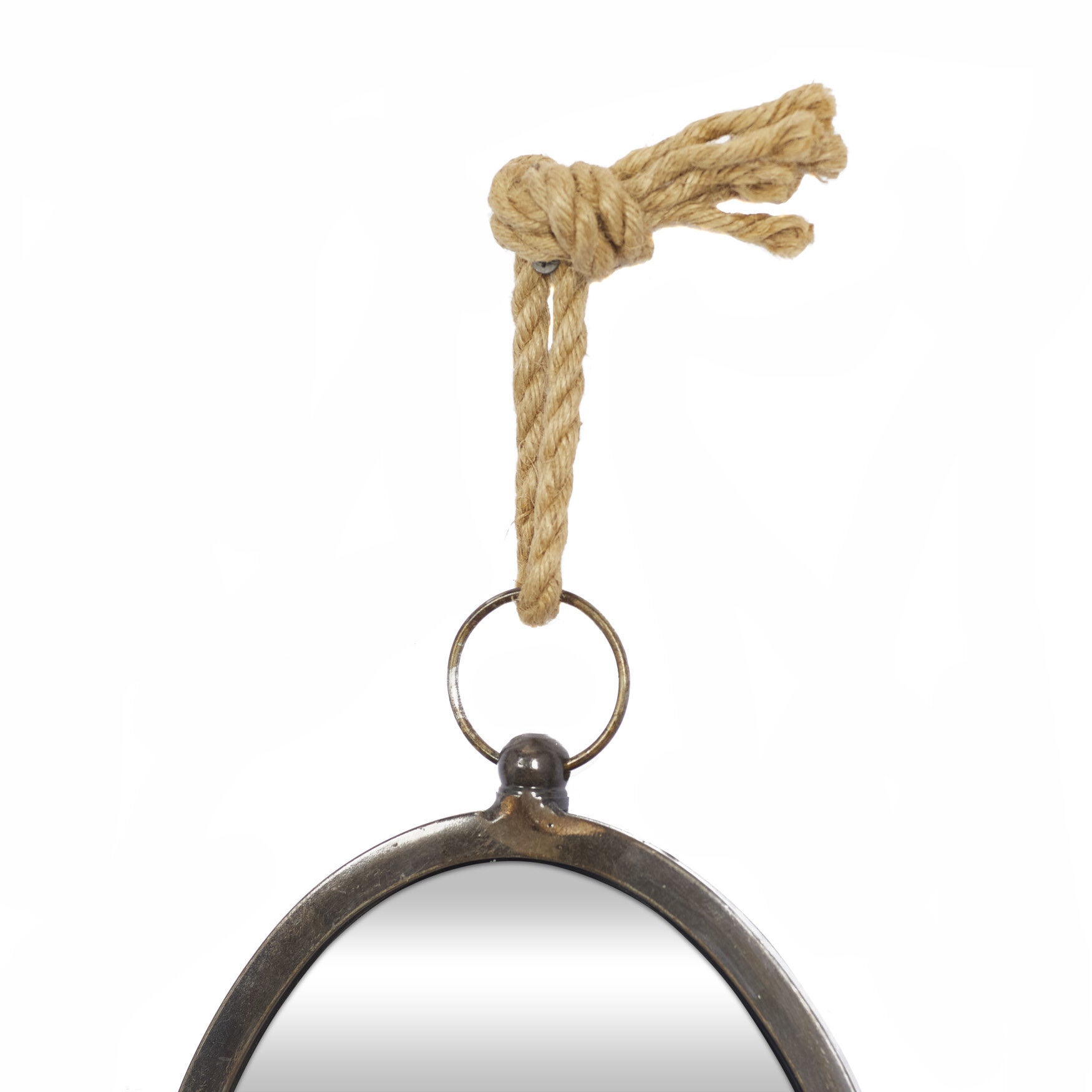 Set Of 5 Grey Metal Glam Wall Mirror, , alternate image number 5