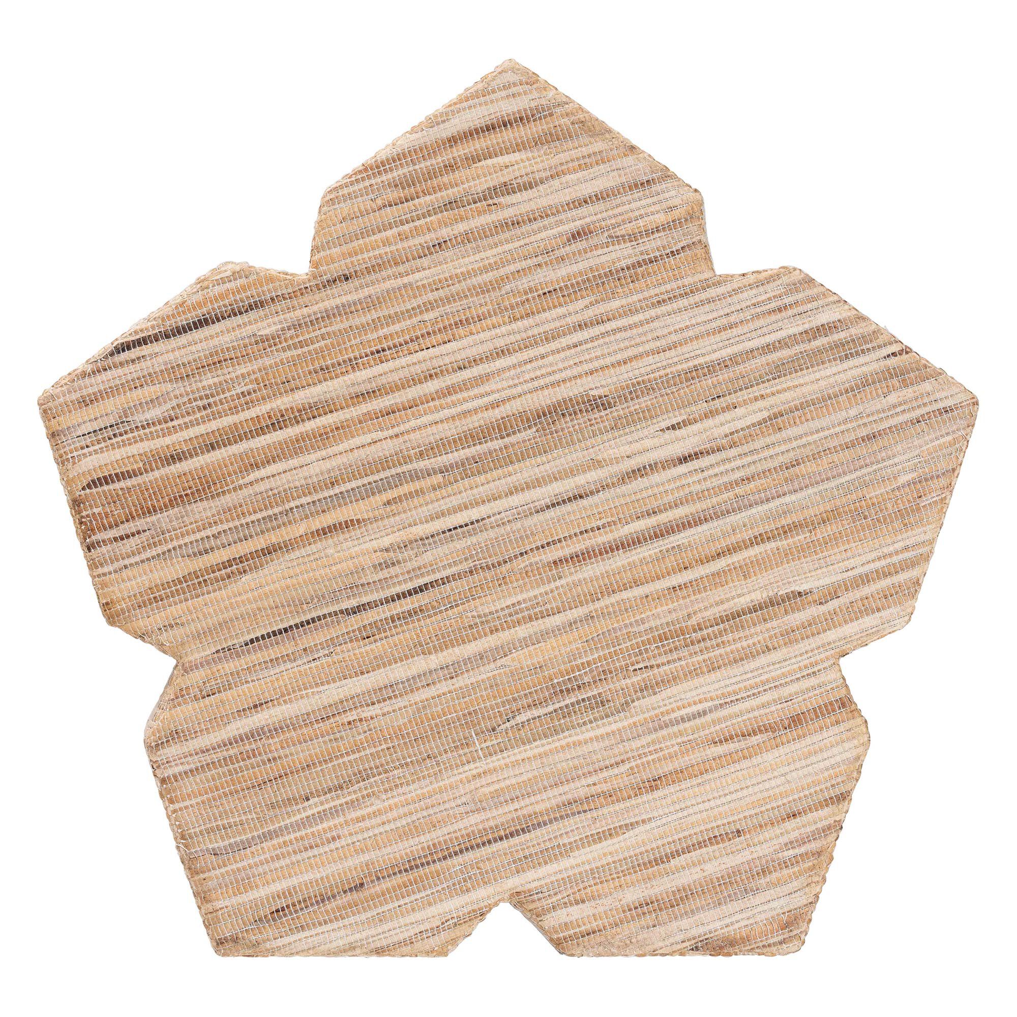 Janeth Bohemian Woven Grasscloth End Table, NATURAL, alternate image number 3