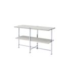 Sofa Table, WHITE OAK CHROME, hi-res image number null